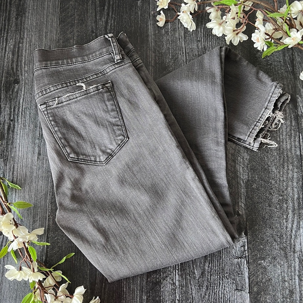 J. Crew Grey Toothpick Jeans Sz 26
